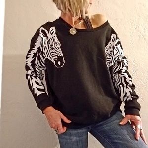 Upcycle graphic sweatshirt